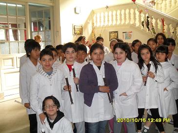 Orquesta en la escuela
